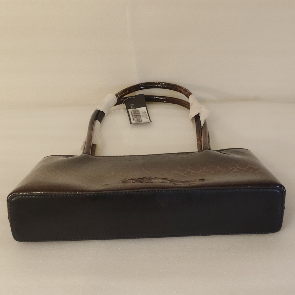Dasein Brown Patterned Handbag - Picture 4 of 7